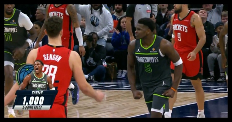  23歲186天！愛(ài)德華茲成NBA歷史上最年輕投進(jìn)1000記三分球員