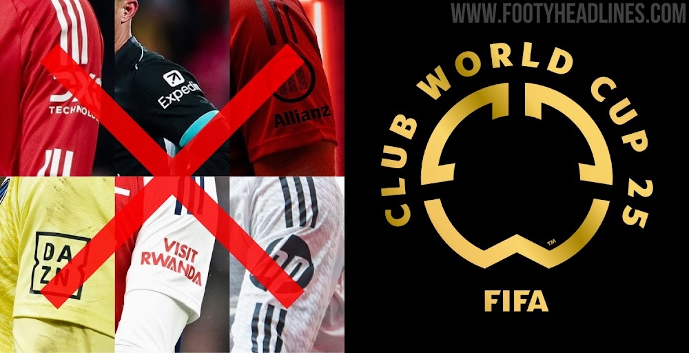  FIFA不允許世俱杯球隊有袖標贊助，需貼上世俱杯徽標