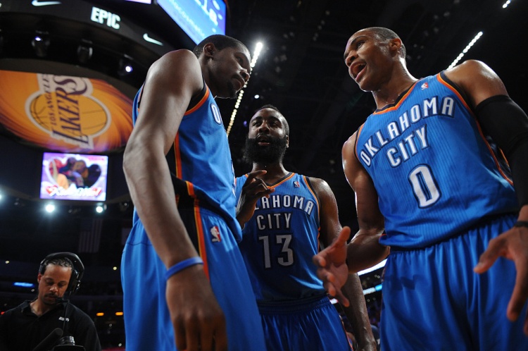  雷霆三少得分全部進(jìn)入歷史前20！他們是NBA歷史最大的如果嗎？